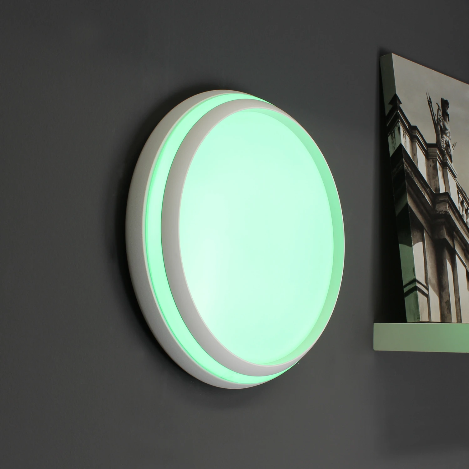 LED-Deckenlampe Cepa, RGBW Und CCT, Weiß, Ø 35 Cm – Bild 7