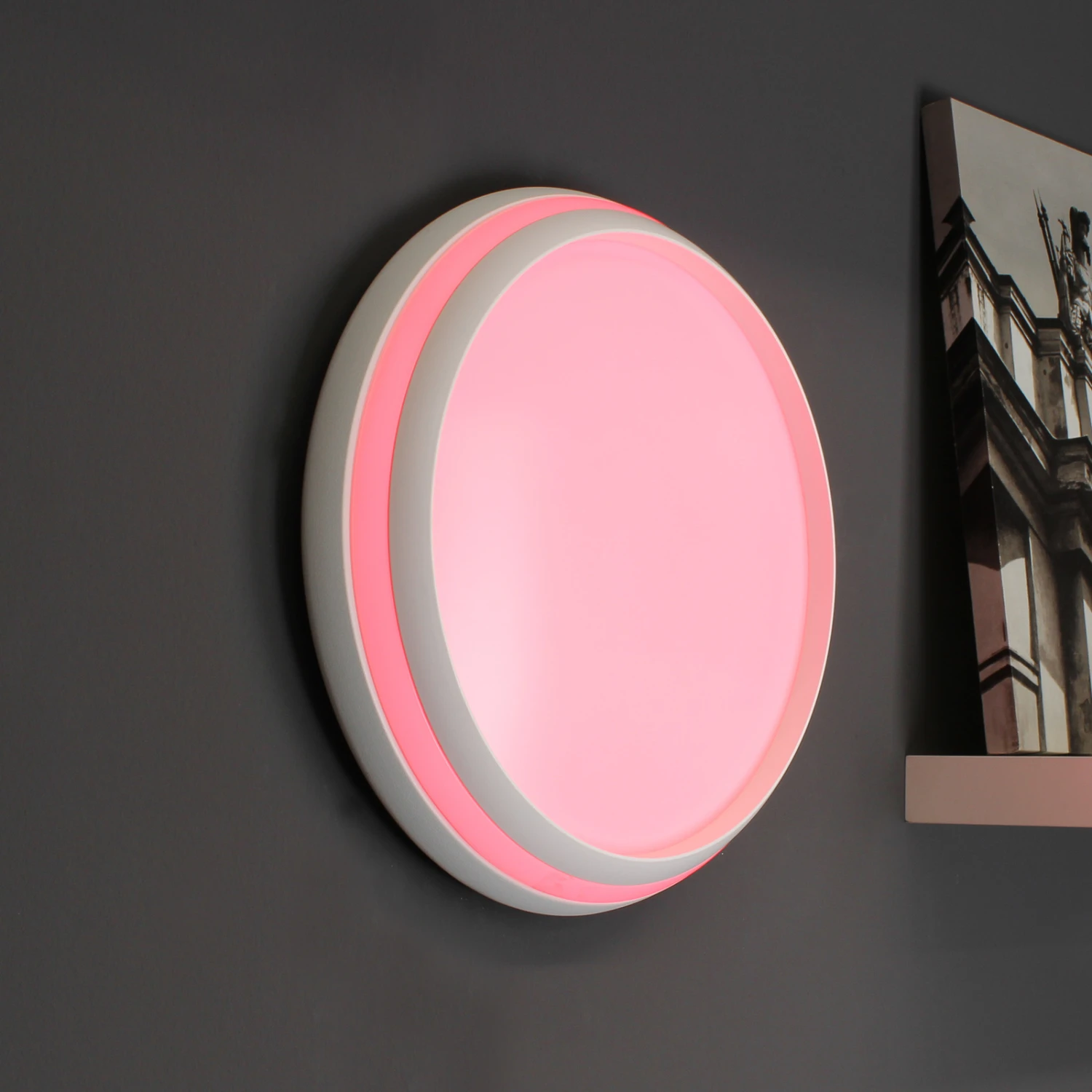 LED-Deckenlampe Cepa, RGBW Und CCT, Weiß, Ø 35 Cm – Bild 8