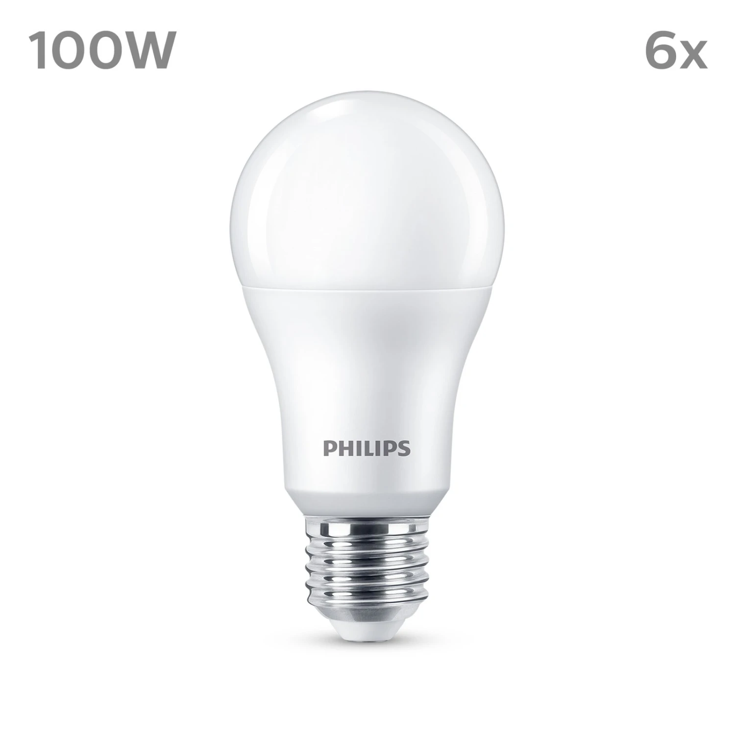 Philips LED-Lampe E27 13W 1.521lm 4.000K Matt 6er – Bild 2