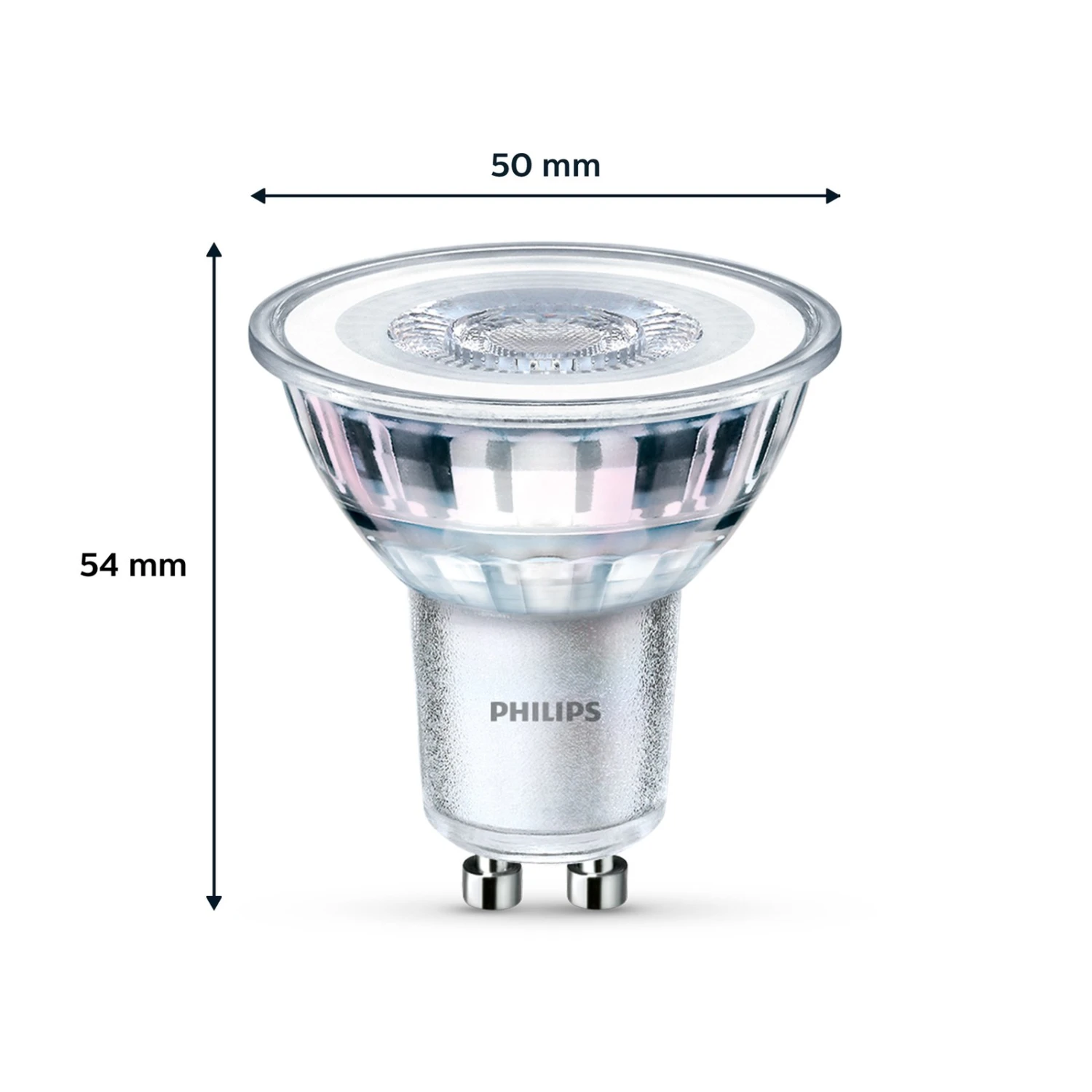 Philips LED-Lampe GU10 3,5W 275lm 840 Klar 36° 6er – Bild 3