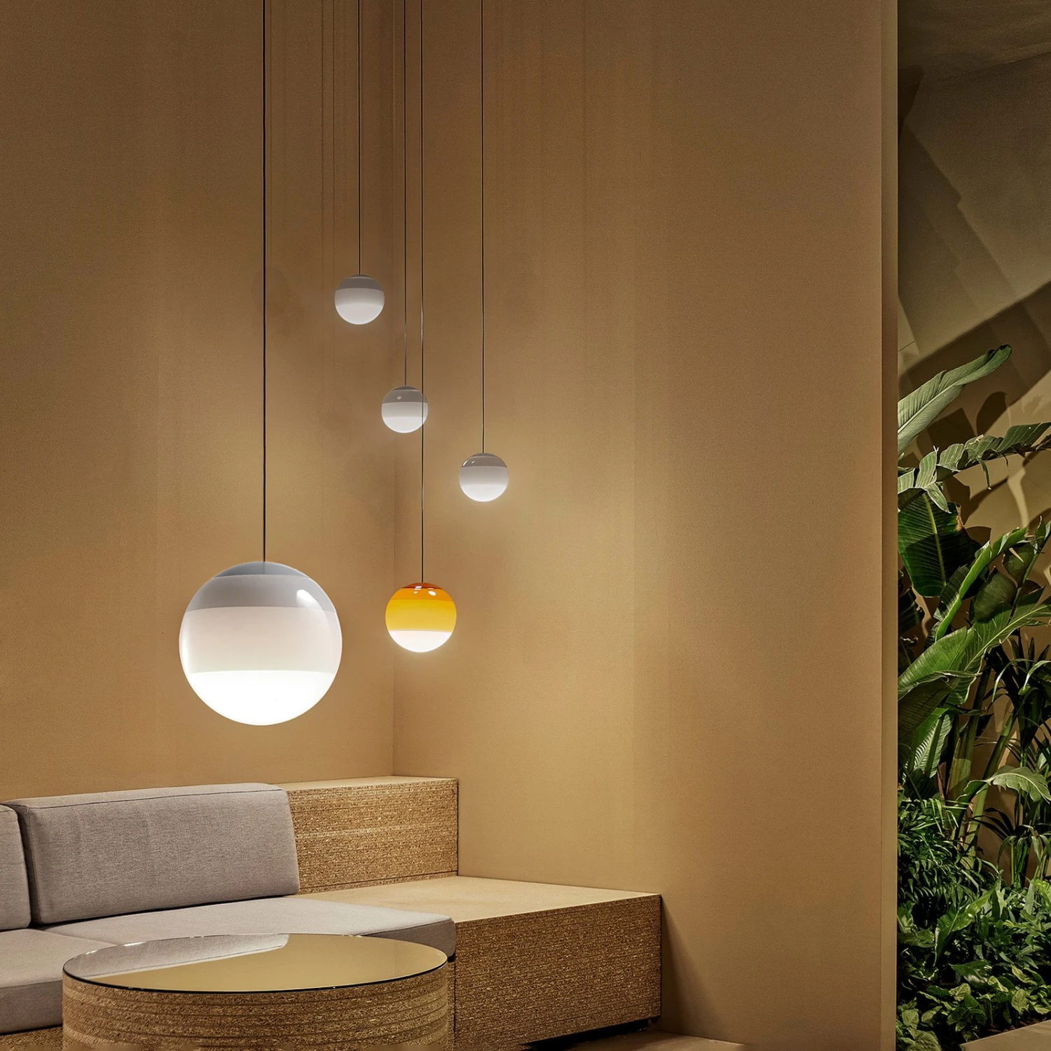 MARSET Dipping Light LED-Hängelampe Ø 20 Cm Weiß – Bild 3