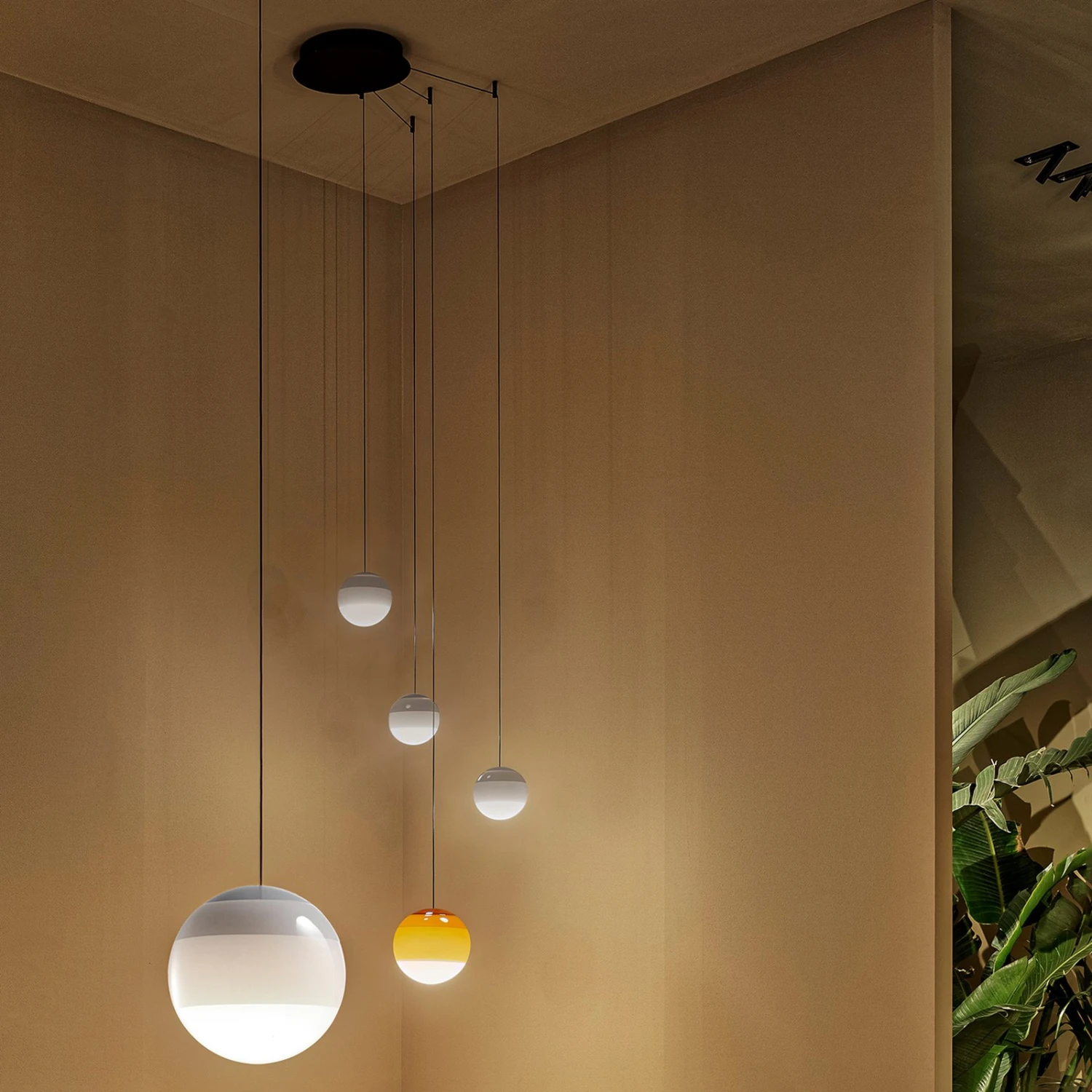 MARSET Dipping Light LED-Hängelampe Ø 20 Cm Weiß – Bild 4