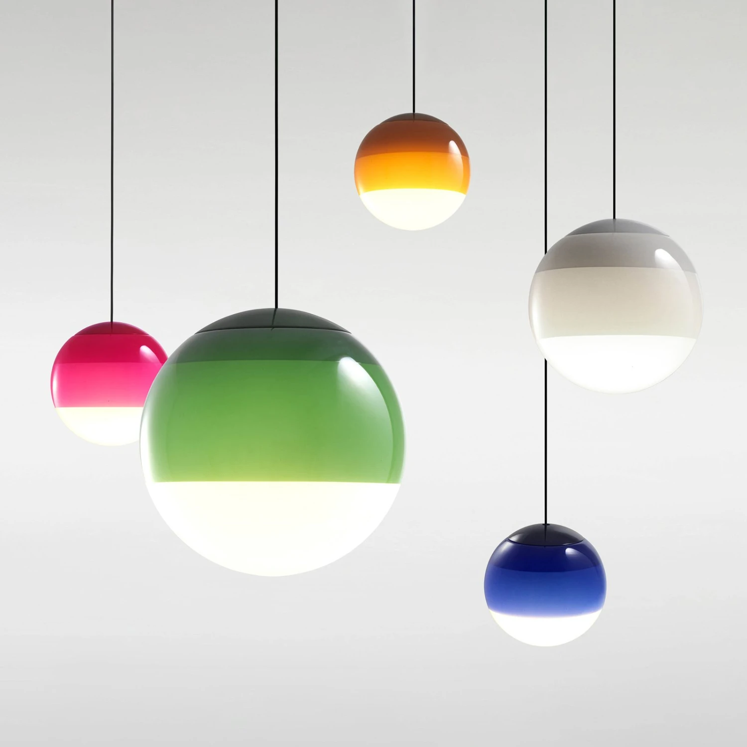 MARSET Dipping Light LED-Hängelampe Ø 20 Cm Weiß – Bild 5