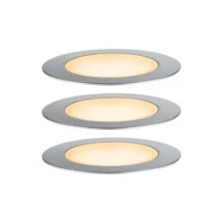 Paulmann Plug & Shine LED-Einbauleuchte 2W 3er-Set