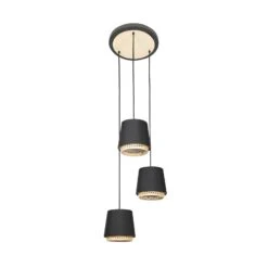 Lindby Ananya Hängeleuchte, Rondell, 3-flammig