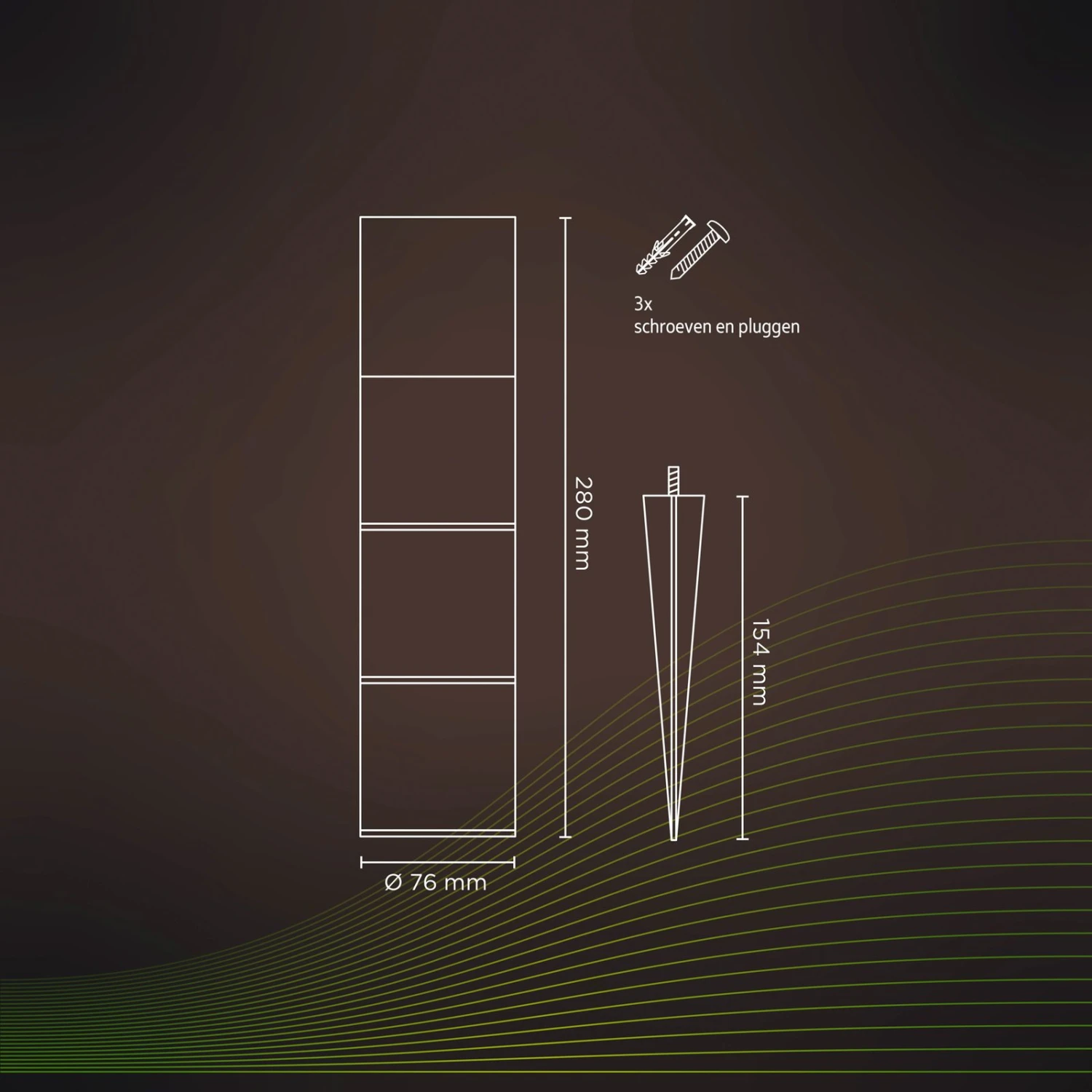 Calex Smart Outdoor Gardenpost Sockelleuchte RGBW – Bild 2