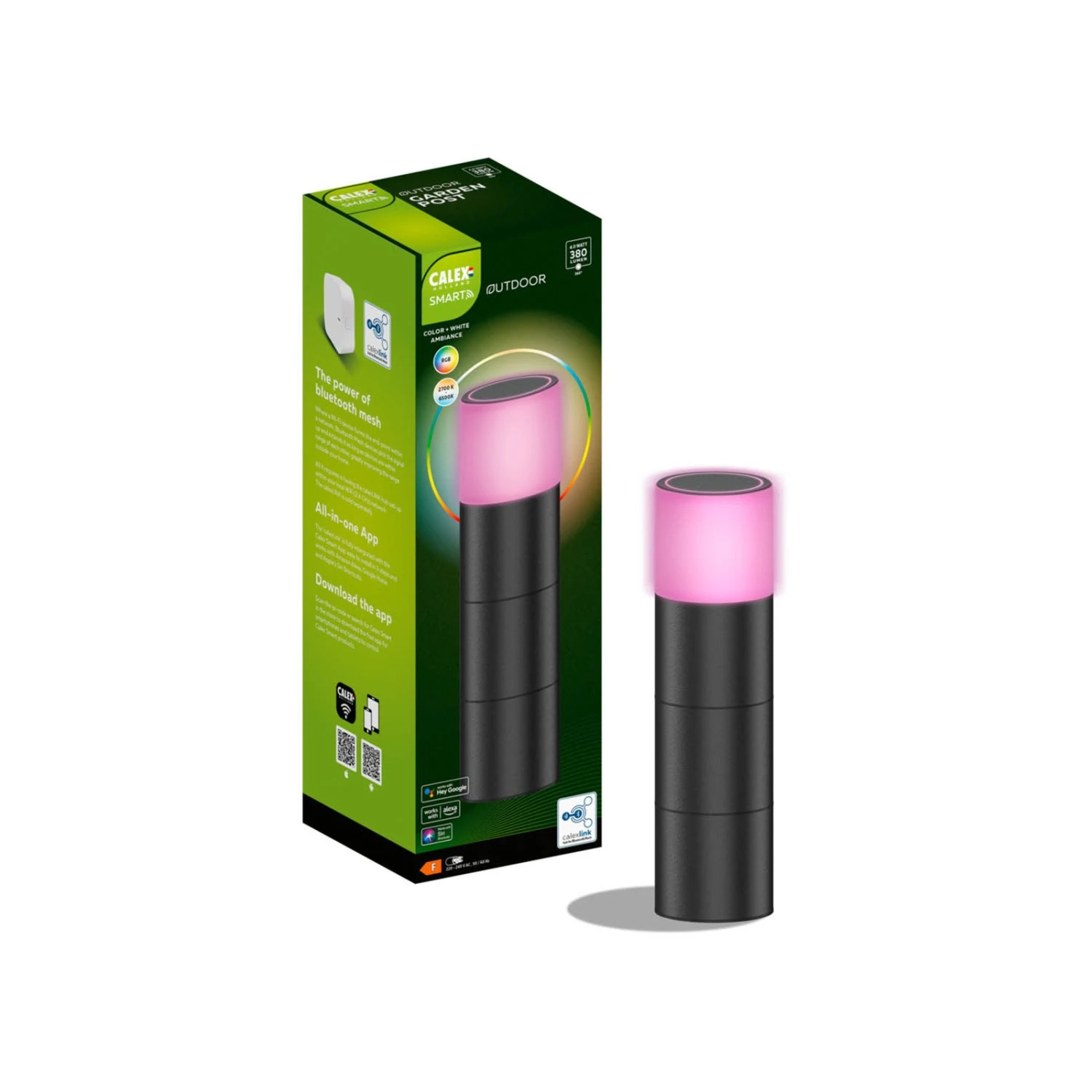 Calex Smart Outdoor Gardenpost Sockelleuchte RGBW – Bild 3