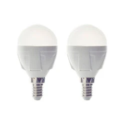 LED-Tropfenlampe E14 4,9W 830 470 Lumen 2er-Set