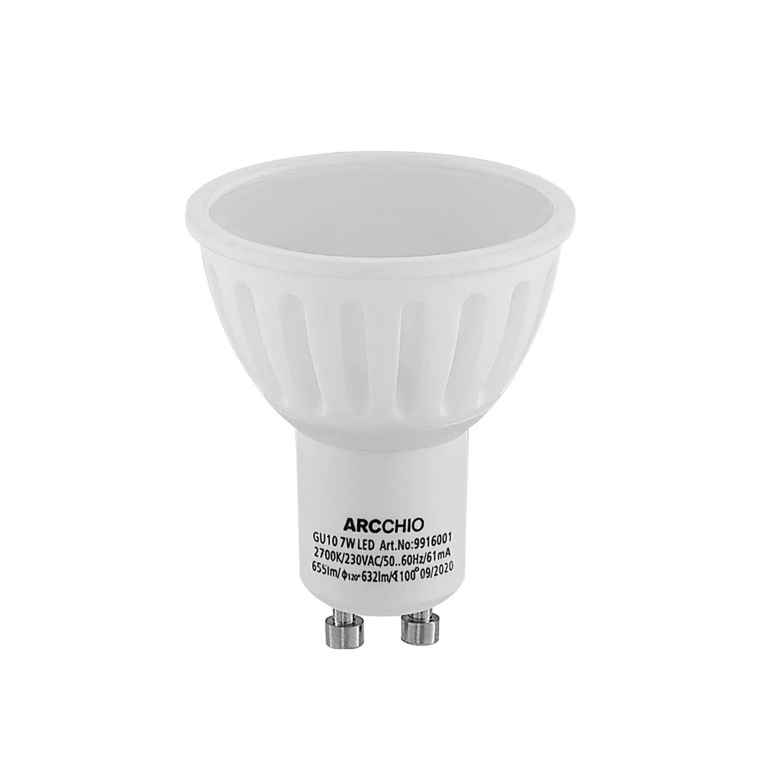 Arcchio LED-Reflektor GU10 100° 7W 2.700K 3er-Set – Bild 3