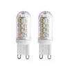 LED-Lampe In Röhrenform G9 3W 830 Klar 2er-Set