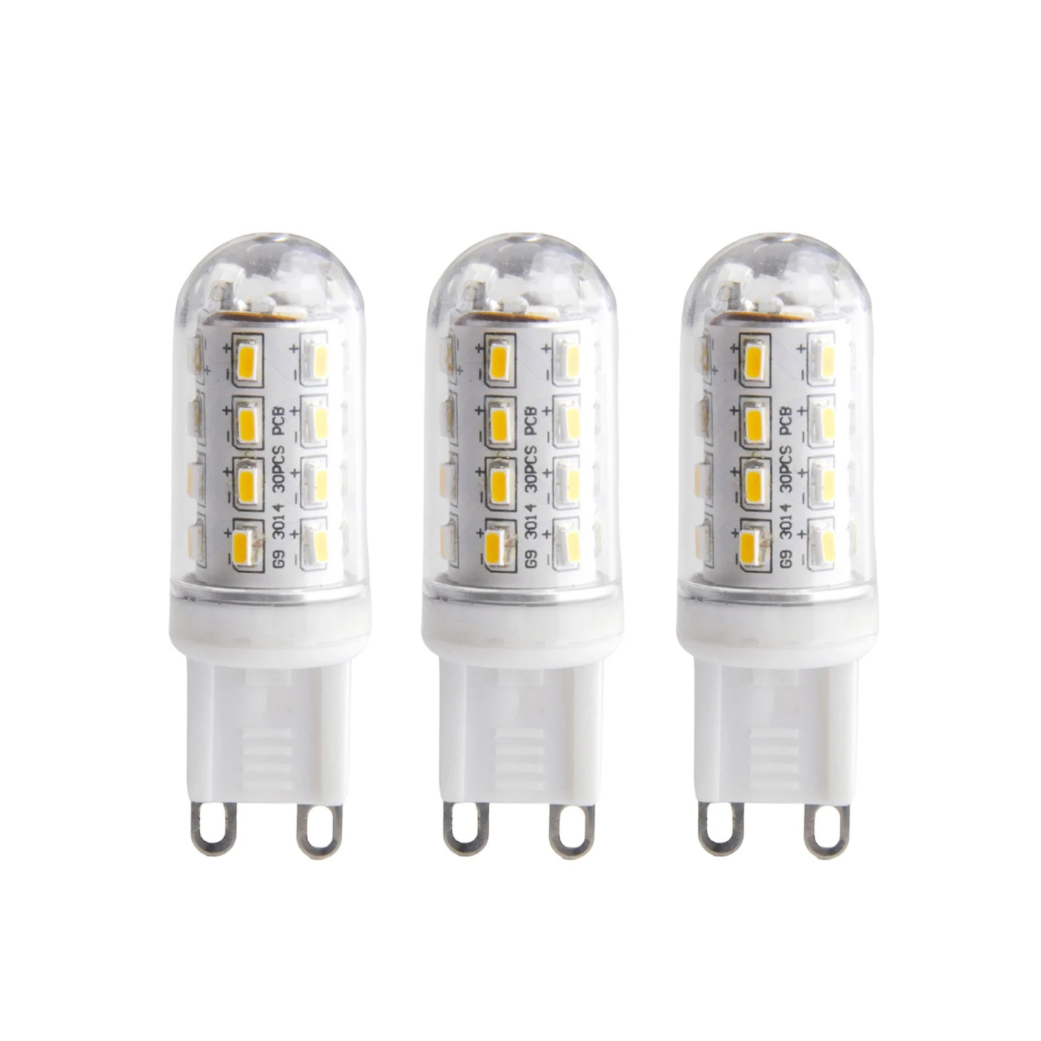 LED-Lampe In Röhrenform G9 3W 830 Klar 3er-Set