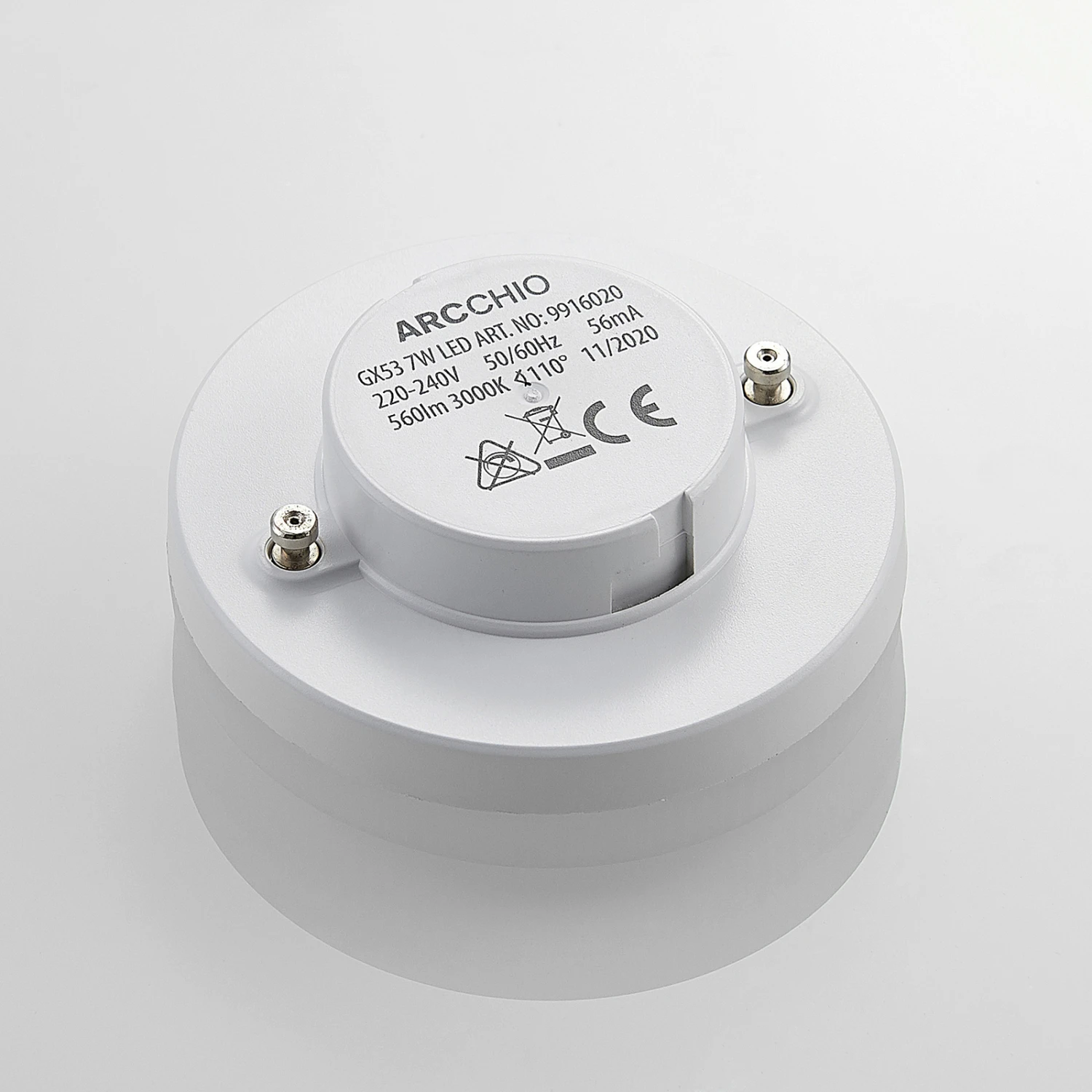 Arcchio LED-Lampe GX53 7W 3.000K 10er-Set – Bild 7