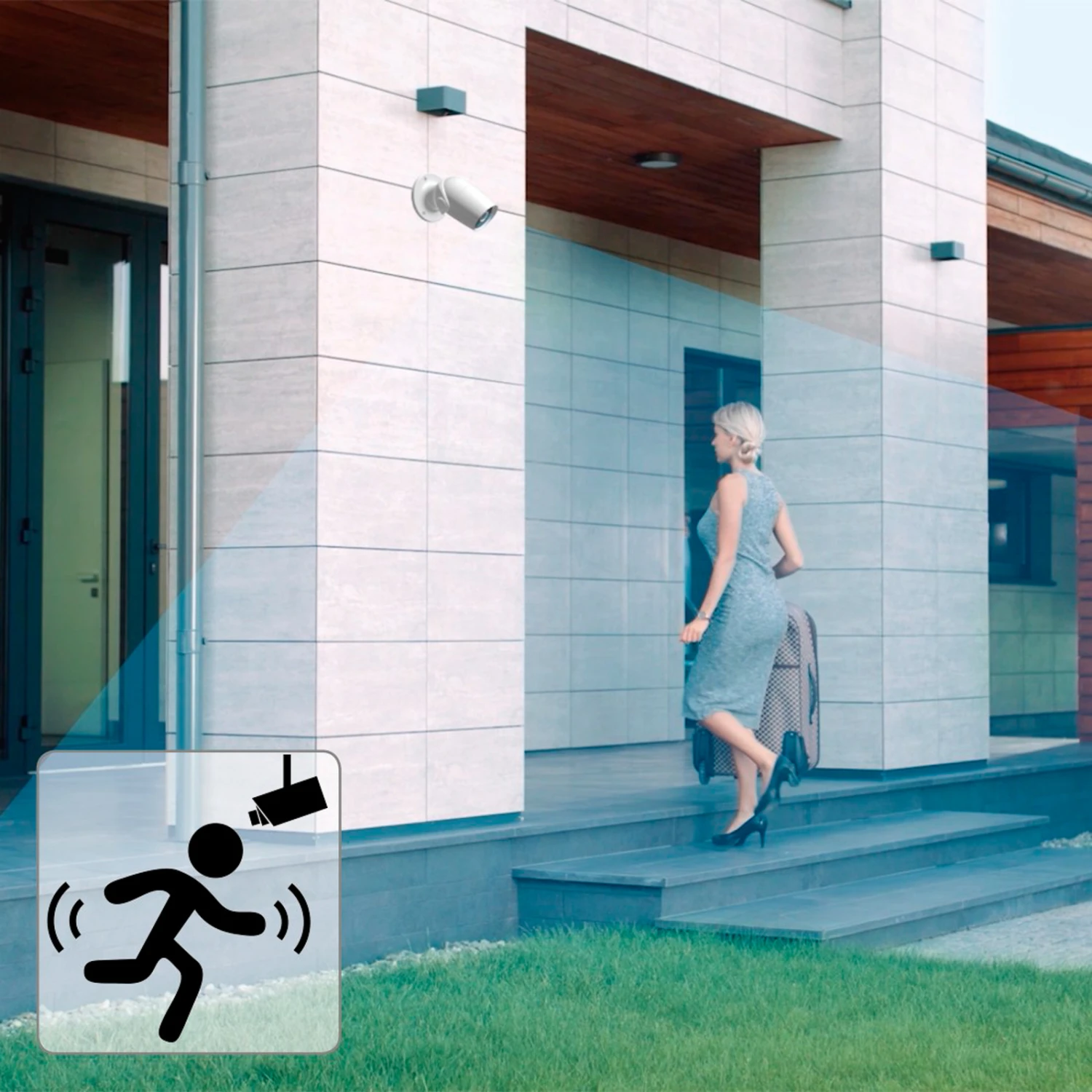 Hama WLAN Außenkamera, 2-Wege-Audio, Sensor, Weiß – Bild 7