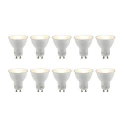 LED-Reflektor GU10 7W 3.000K 120° 10er-Set