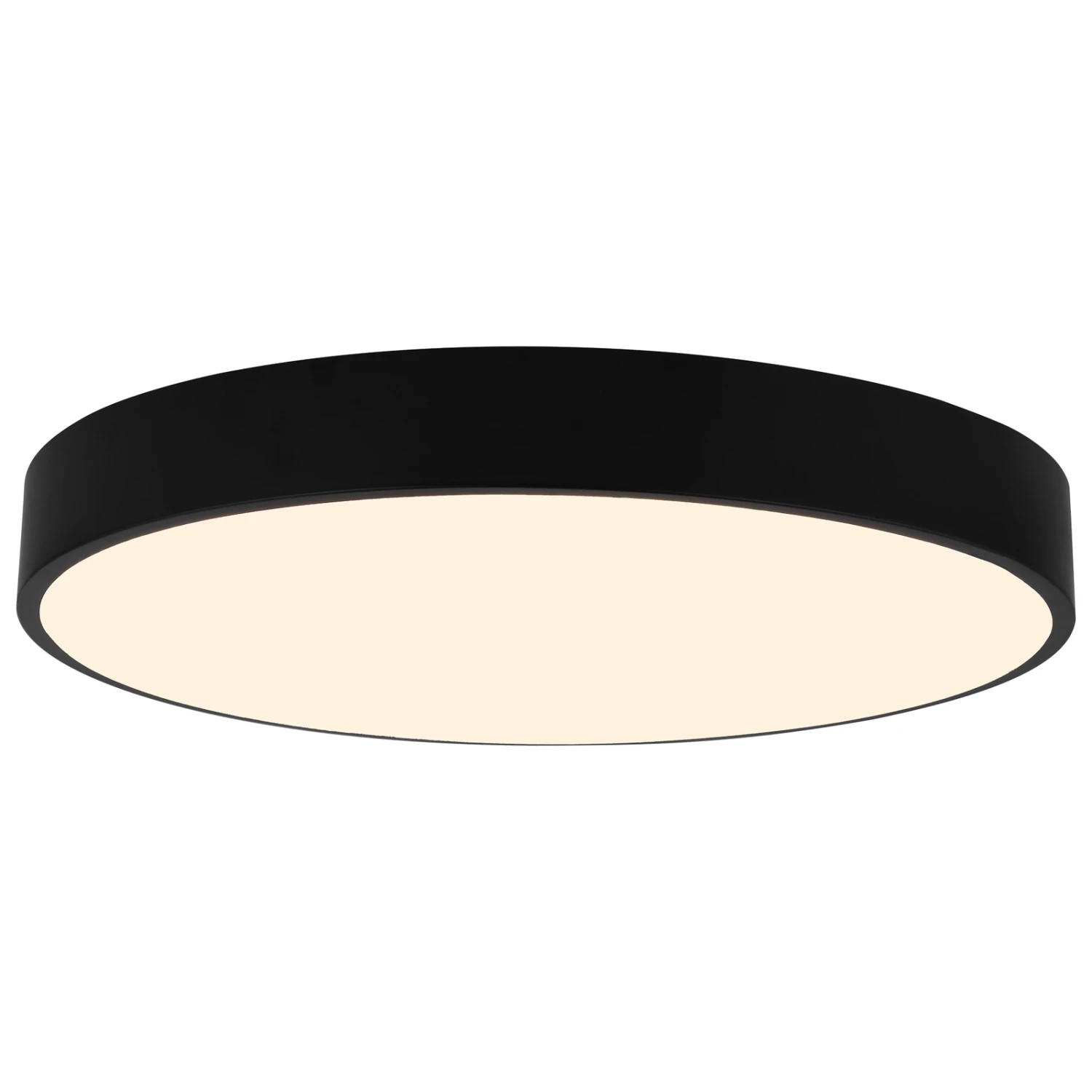 Lindby Medon LED-Deckenlampe IP44 Schwarz Ø38cm