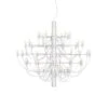 FLOS 2097/50 LED-Kronleuchter, Gefrostet, Weiß