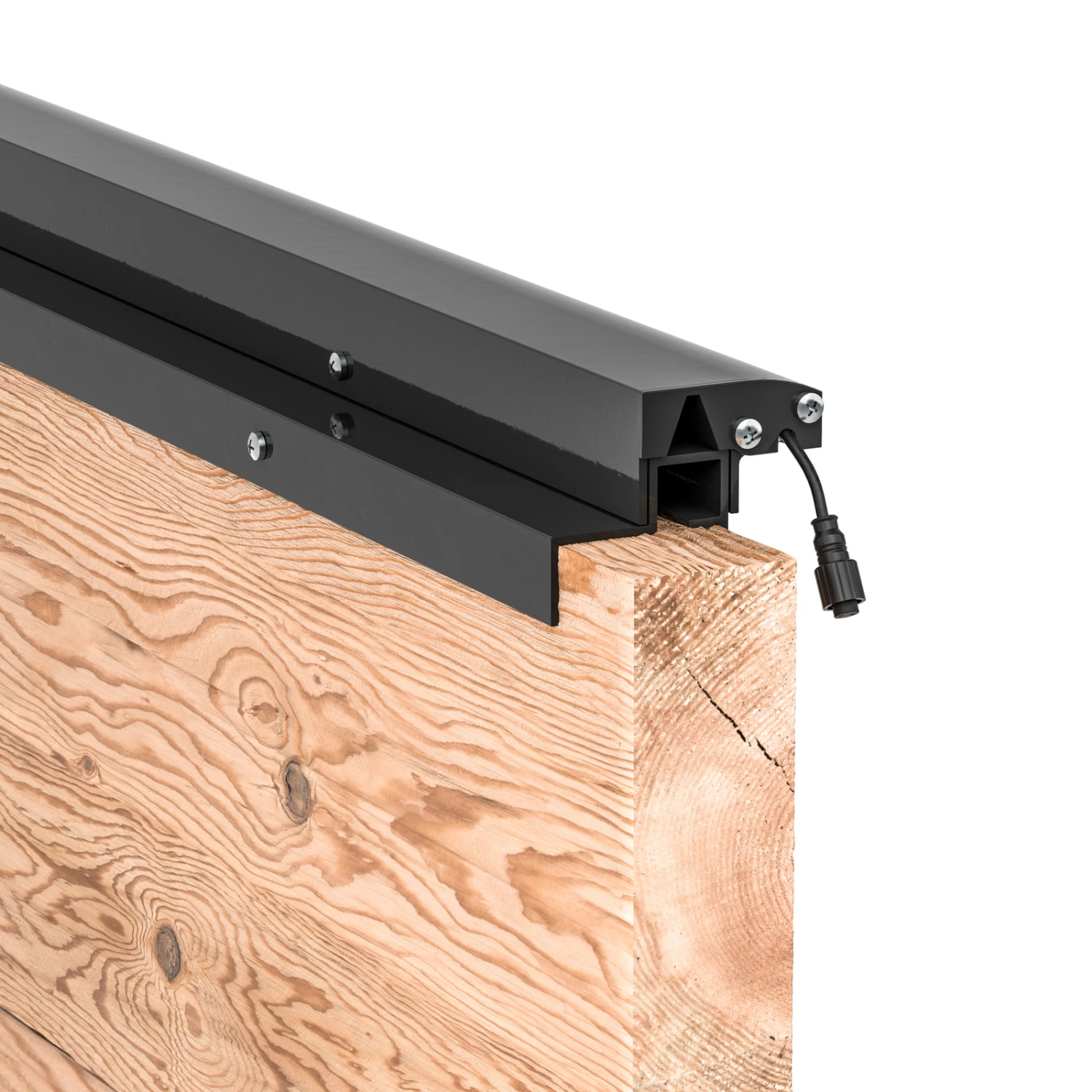 LED-Lichtleiste 1er-Starter-Set Holzzaun Anthrazit – Bild 5