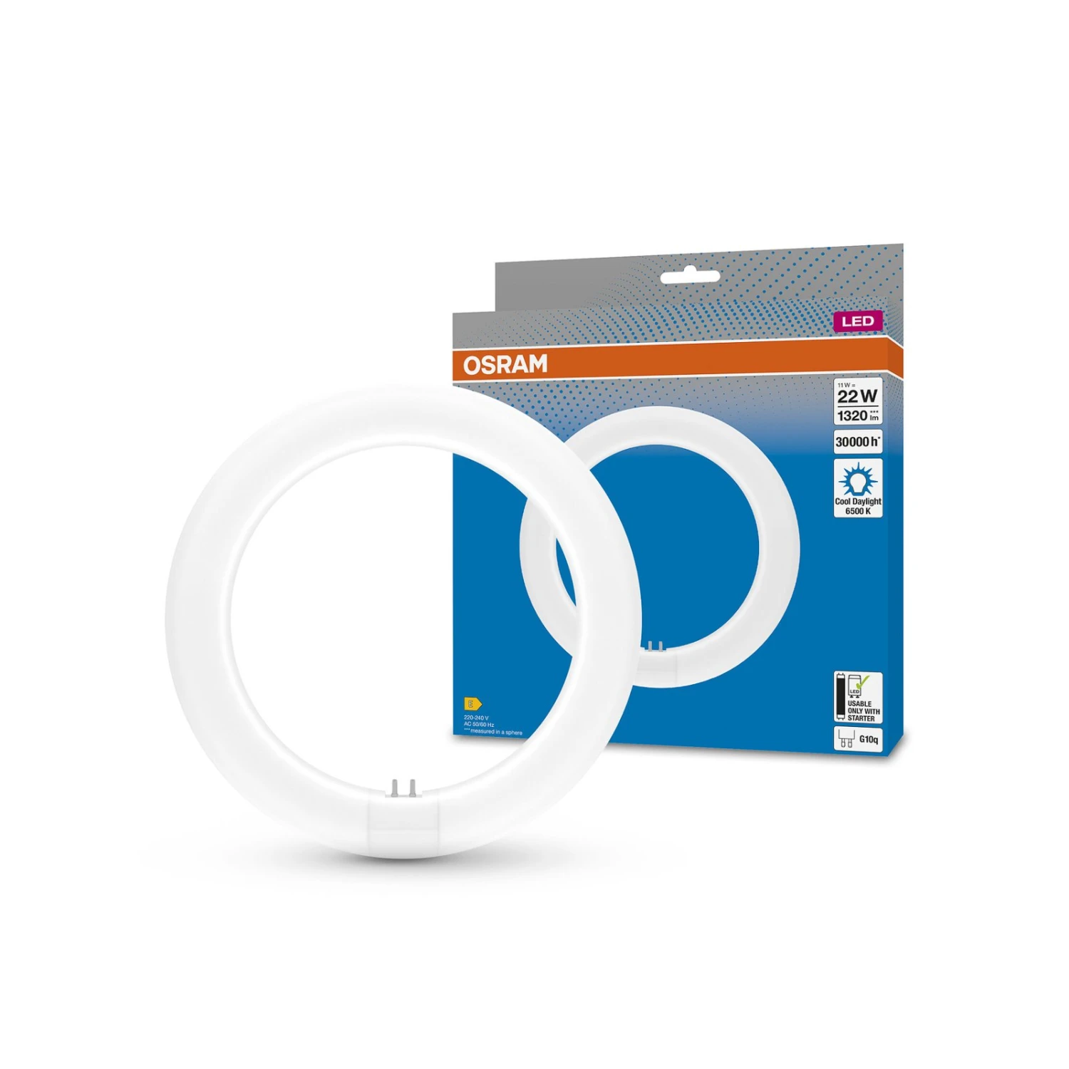 OSRAM SubstiTUBE LED G10q T9 C22 EM 11W 31,2cm 865 – Bild 4