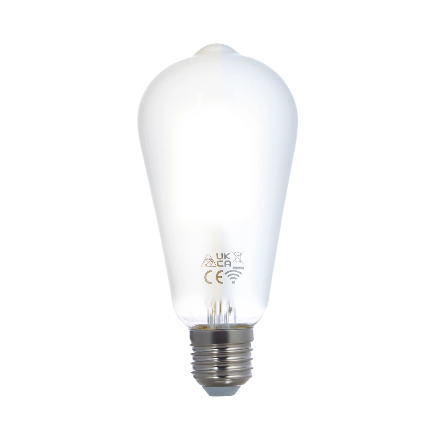 Prios LED-E27-Leuchtmittel ST64 7W WLAN Matt 2er – Bild 2