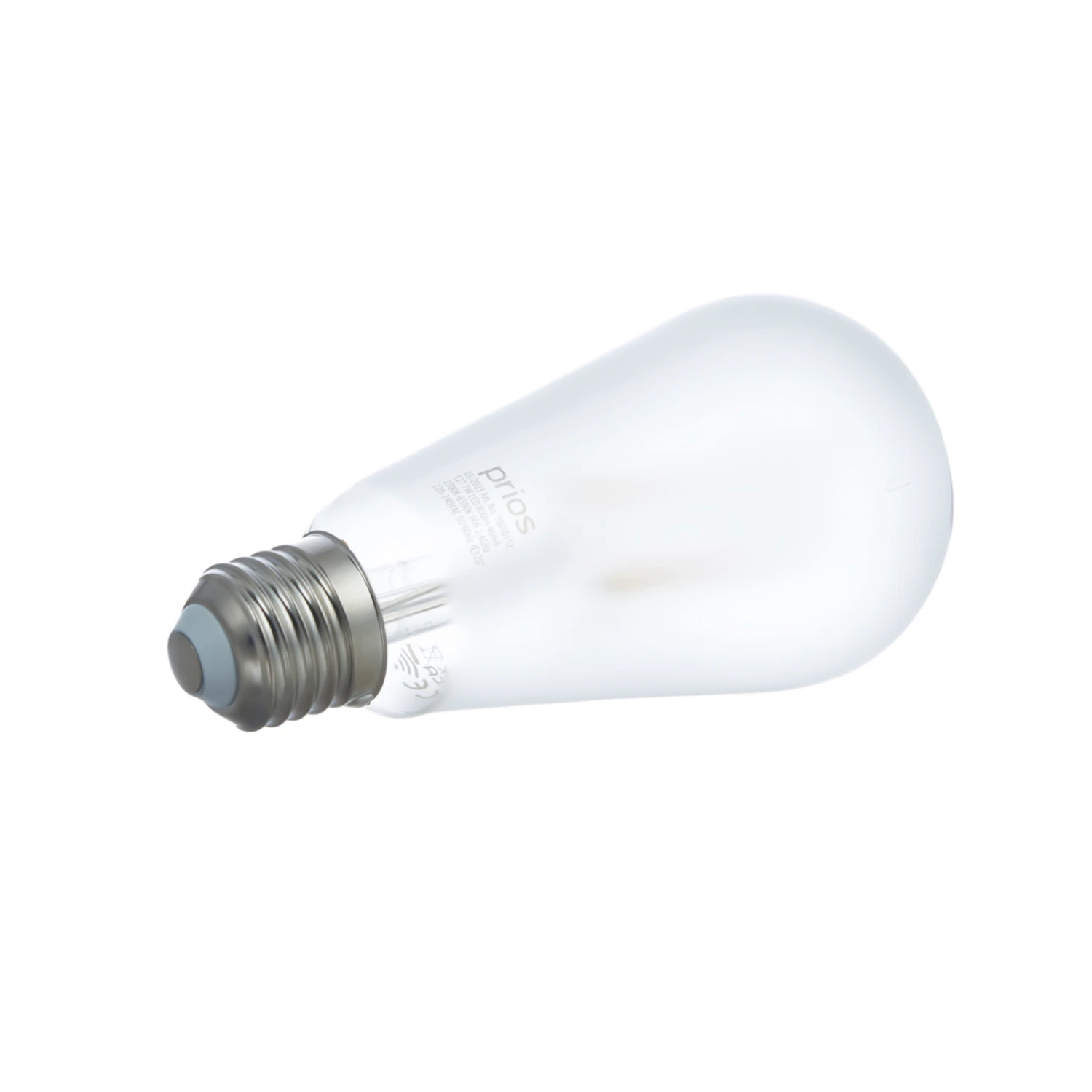 Prios LED-E27-Leuchtmittel ST64 7W WLAN Matt 2er – Bild 3