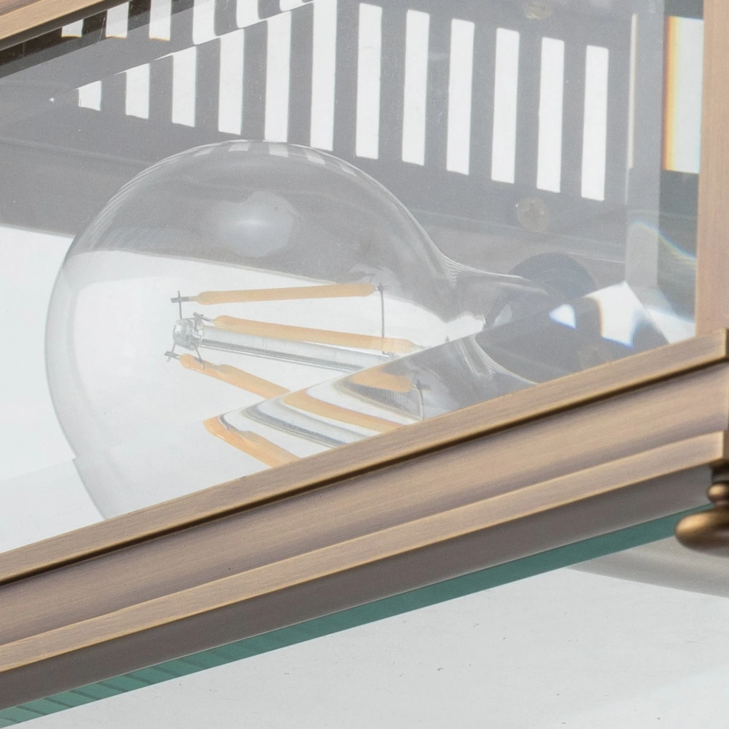 Außen-Deckenleuchte Holborn, Eckig Bronze Dunkel – Bild 3