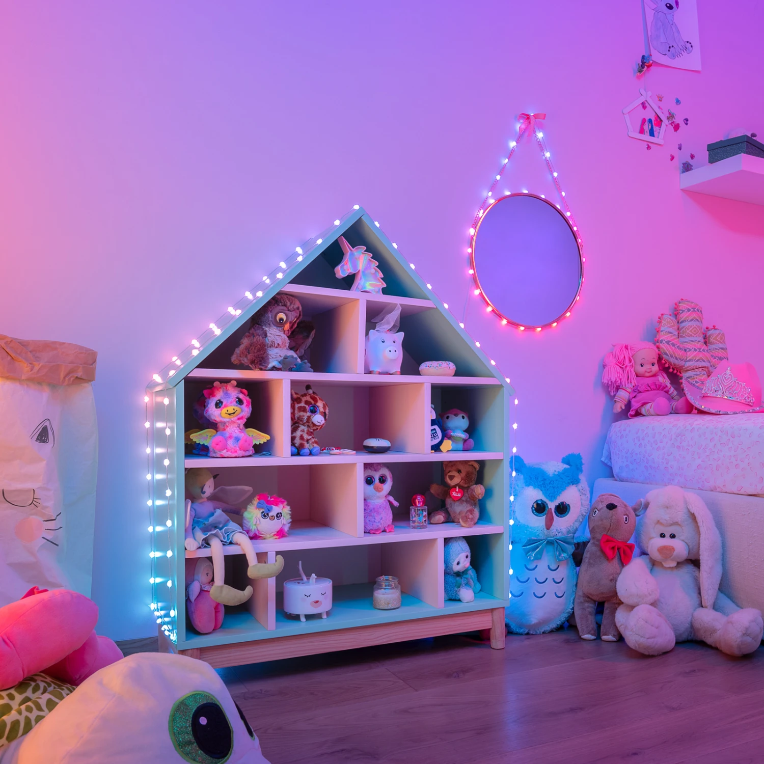 Twinkly Candies Herzen Bluetooth WLAN RGB Klar 6m – Bild 5