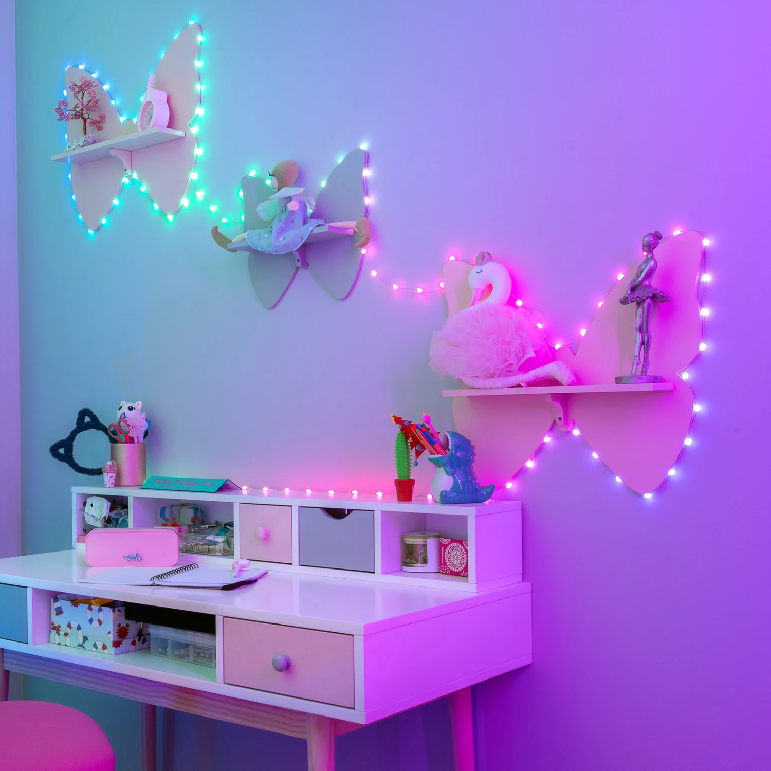 Twinkly Candies Herzen Bluetooth WLAN RGB Klar 6m – Bild 6