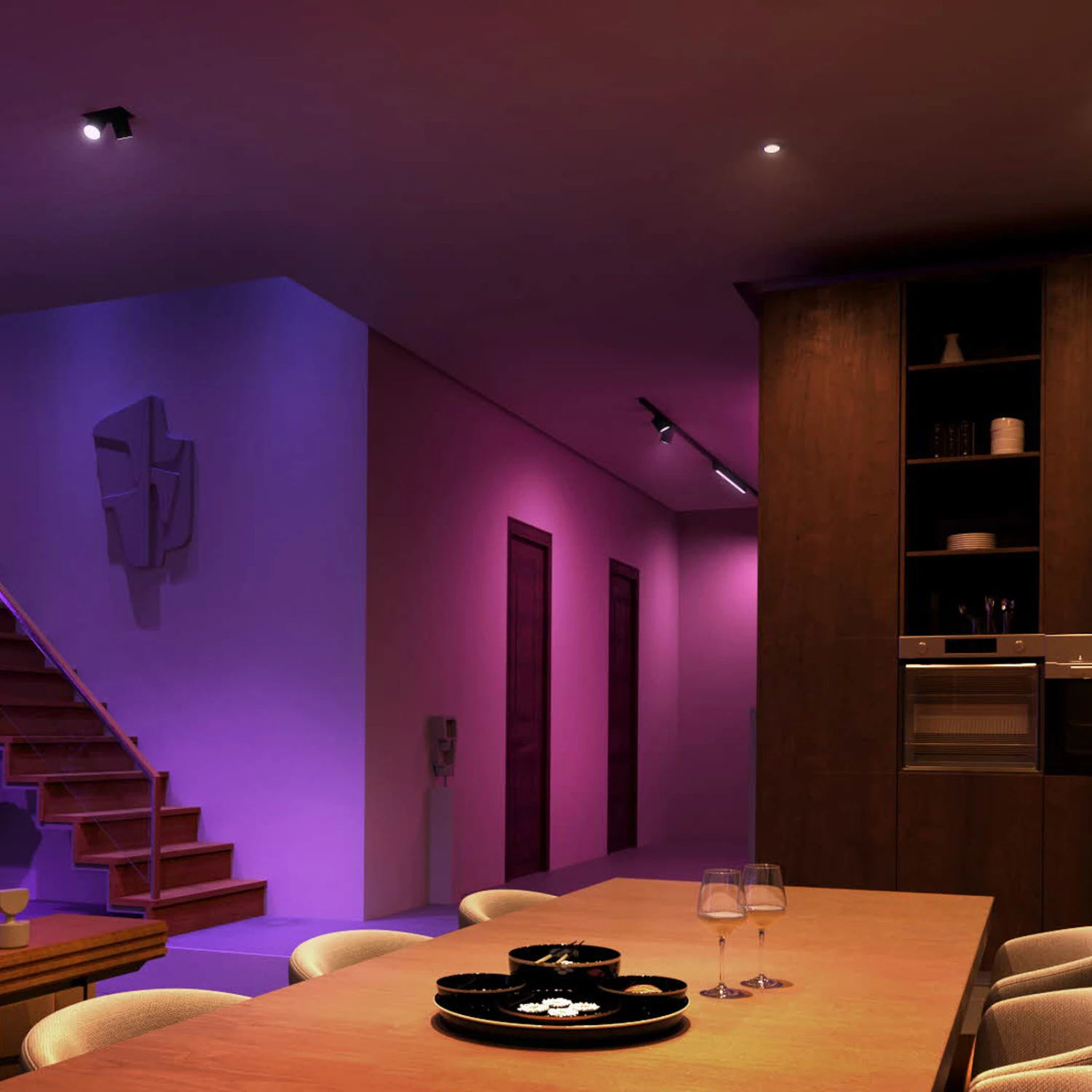 Philips Hue White & Color Ambiance 6,3W GU5,3 2er – Bild 3
