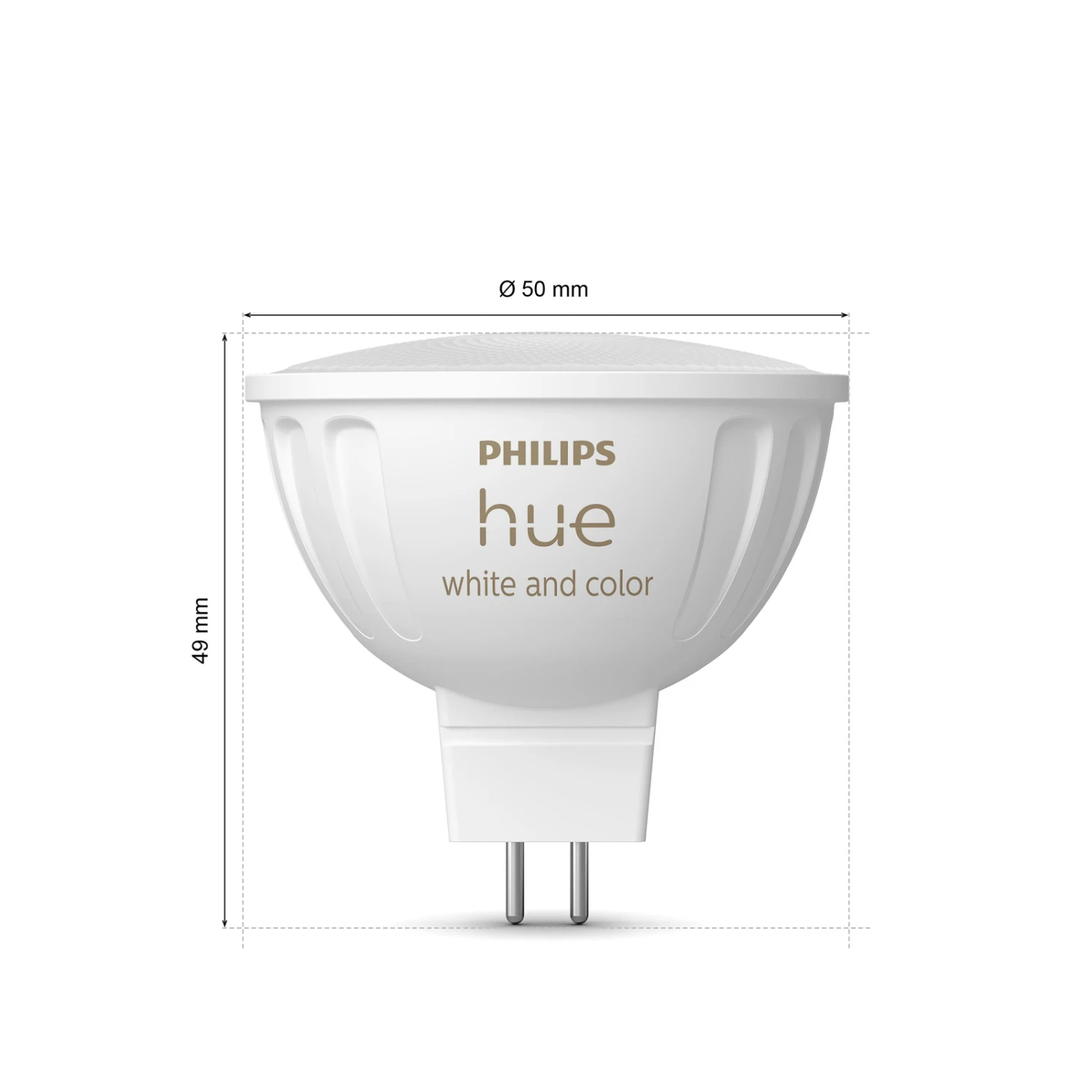 Philips Hue White & Color Ambiance 6,3W GU5,3 2er – Bild 5