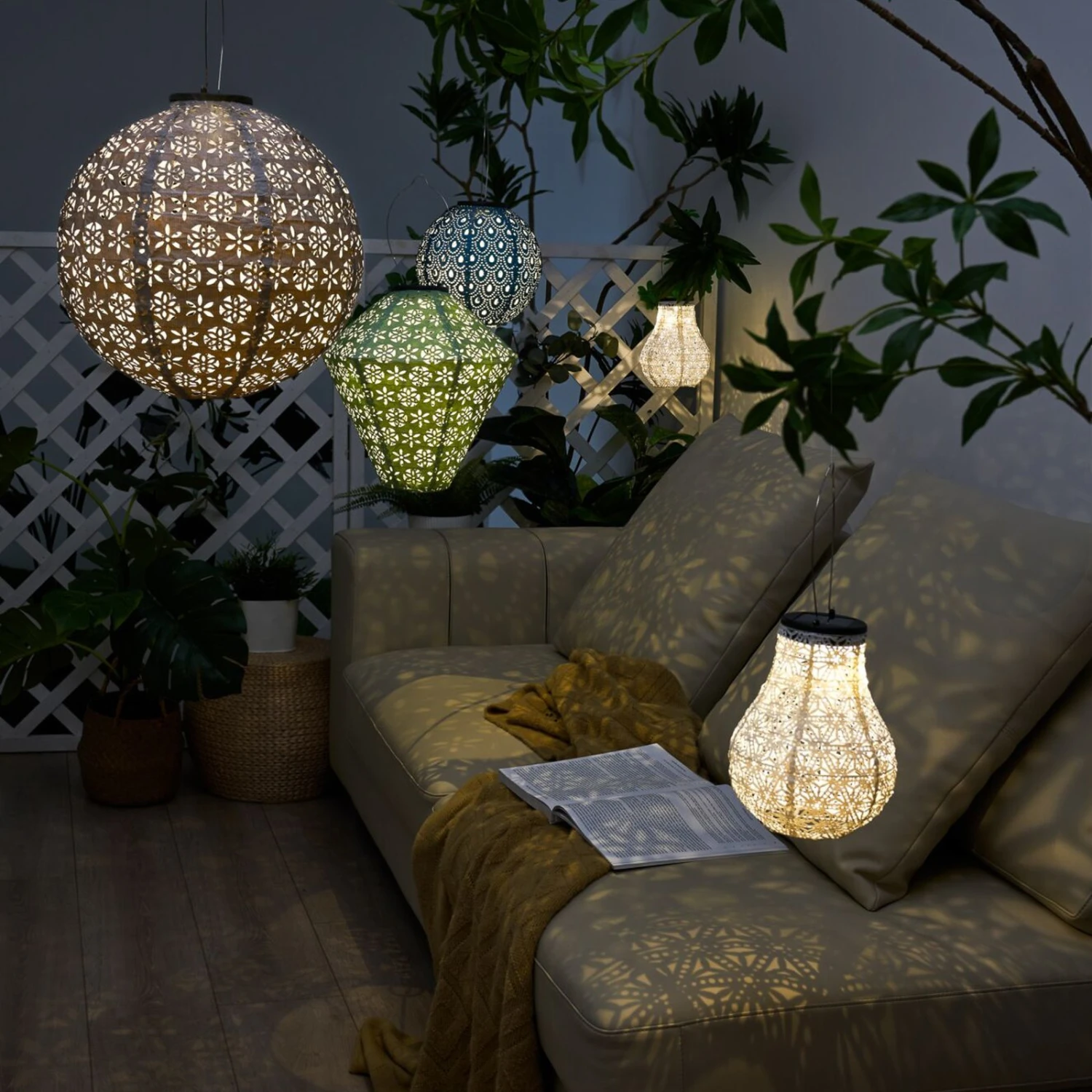 Pauleen Sunshine Flower LED-Solar-Dekoleuchte Grün – Bild 3