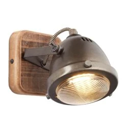 BRILLIANT Verstellbarer Wandspot Carmen Wood