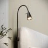 LED-Wandlampe 2080 Zur Montage Am Bett, Schwarz