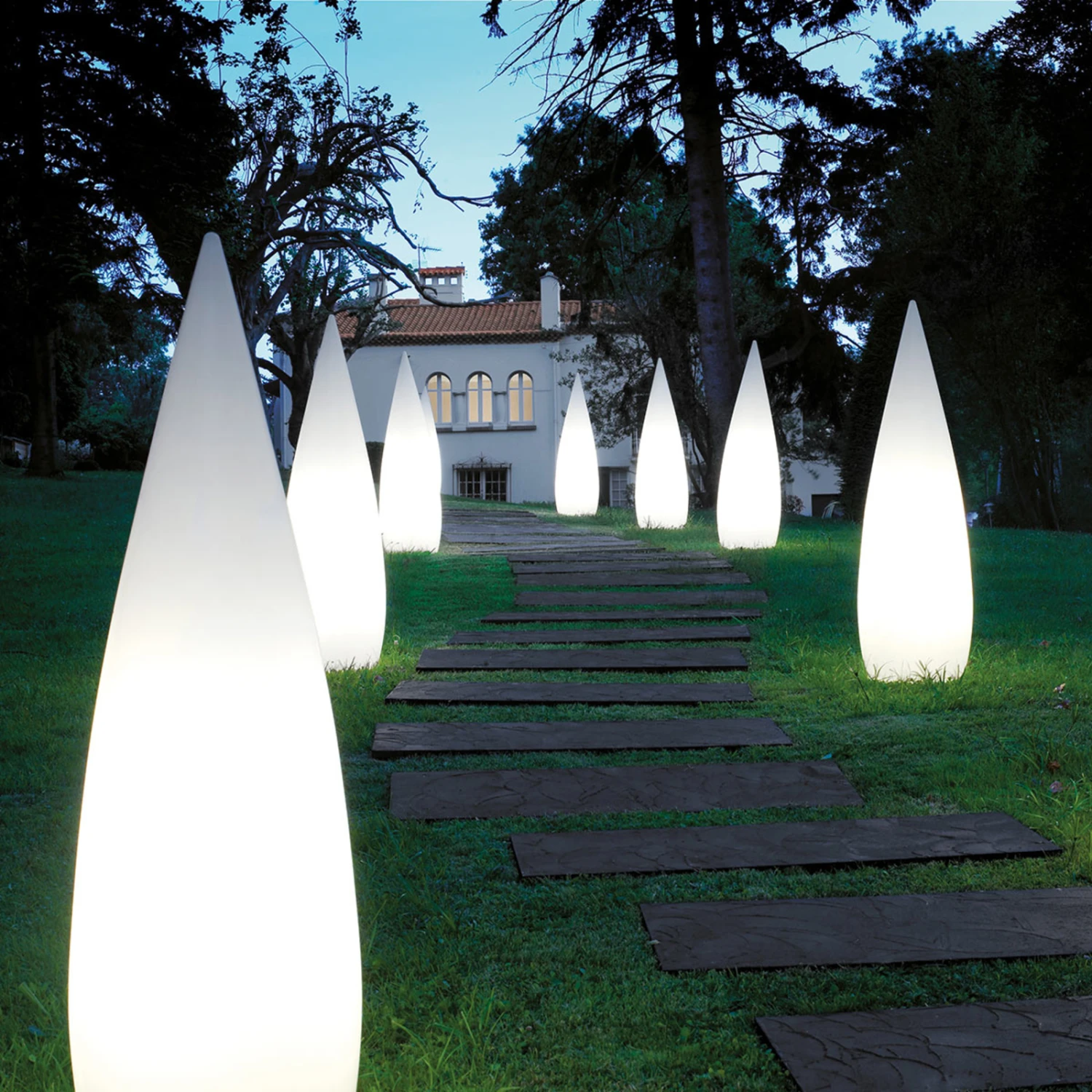 Standortfeste LED-Außendekolampe Kanpazar A 150 Cm – Bild 2