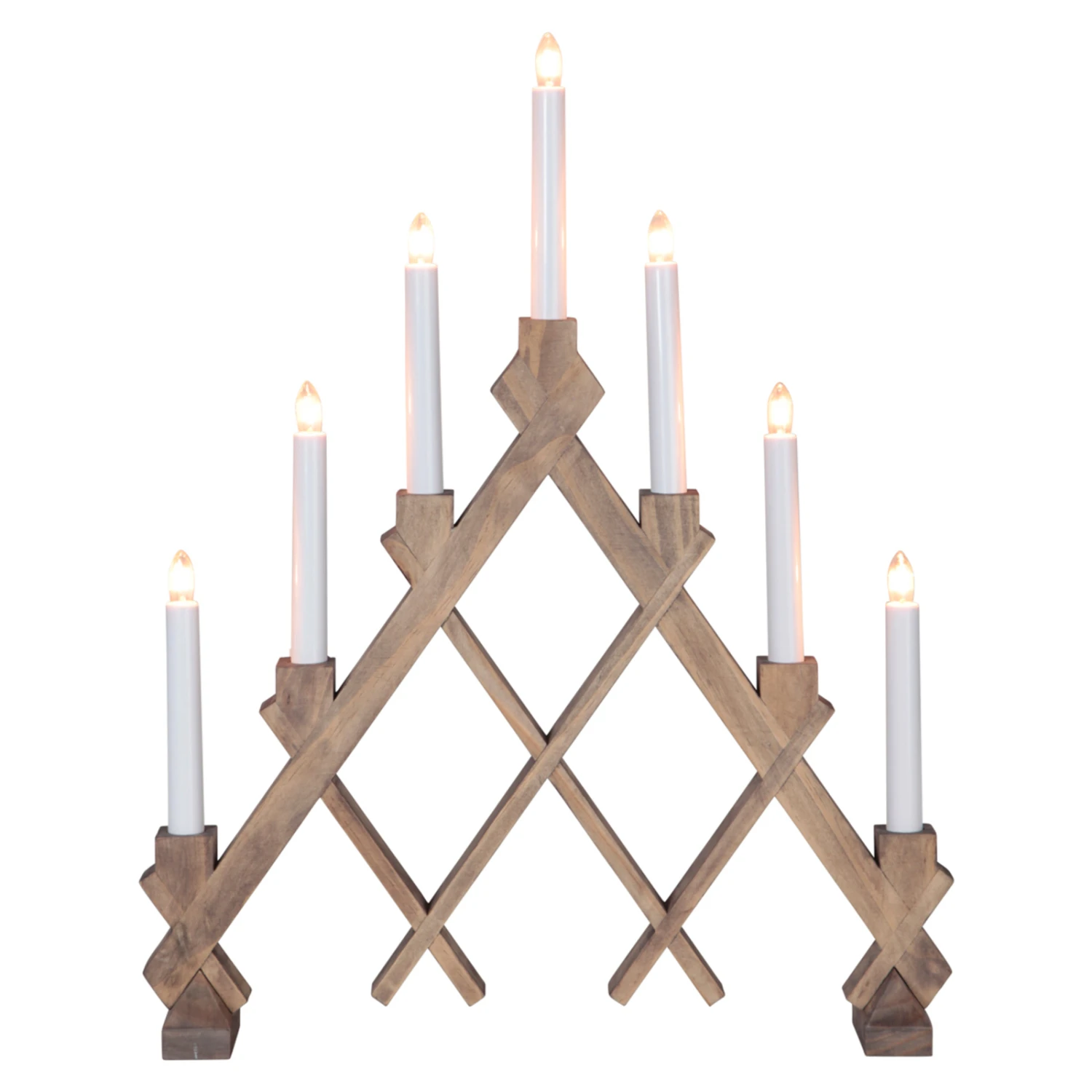 Siebenflammiger Kerzenleuchter Rut Braun – Bild 3