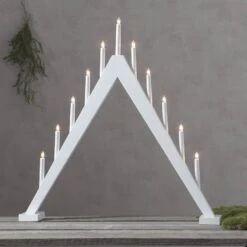 Schlicht Gestalteter Kerzenleuchter Trill 11-flg.