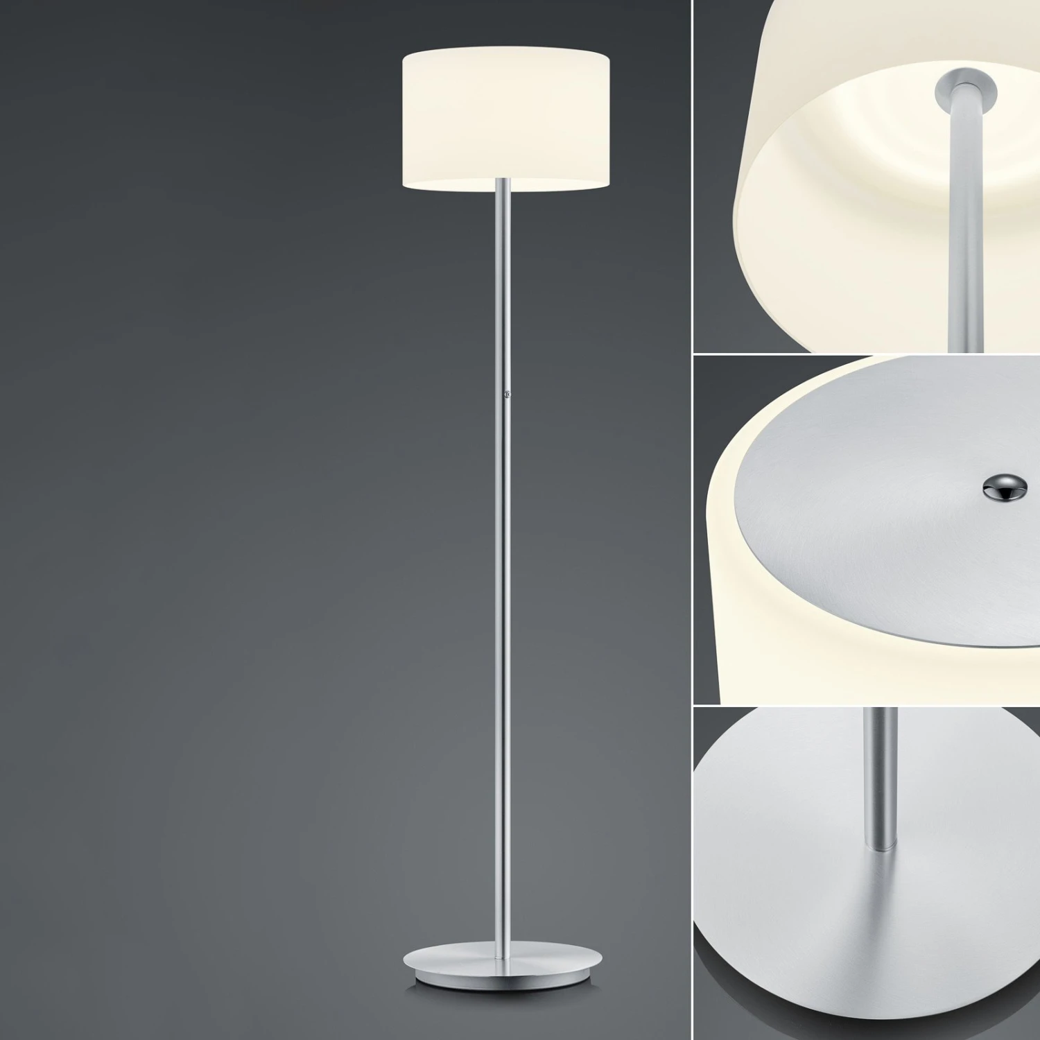 BANKAMP Grazia LED-Stehleuchte, Nickel – Bild 8