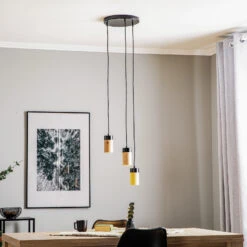 Envostar Plain Hängeleuchte, 3-flg., Rund