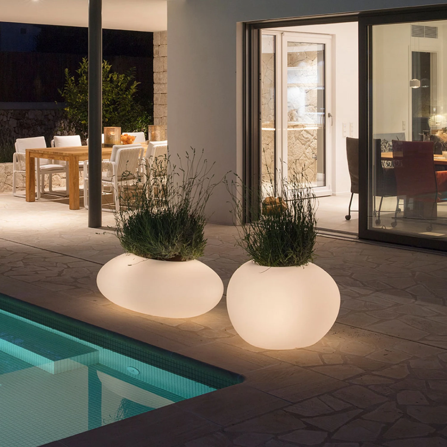 Dekolampe Storus IV LED RGB+CCT Bepflanzbar Weiß – Bild 8