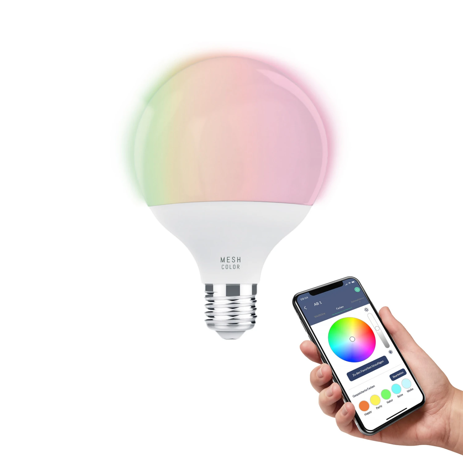 EGLO Connect-z E27 G95 LED-Lampe 13W 1300lm RGBW – Bild 2