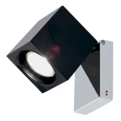 Fabbian Cubetto Wandleuchte GU10 Chrom/schwarz