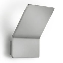 LED-Wandleuchte Ann-2, Nickel, Dimmbar
