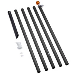 Fairybell Fahnenmast, 8 M, Schwarz