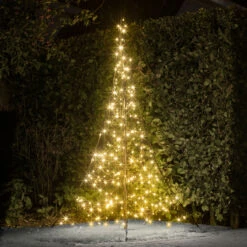 Fairybell Weihnachtsbaum Mit Mast, 240 LEDs 200cm