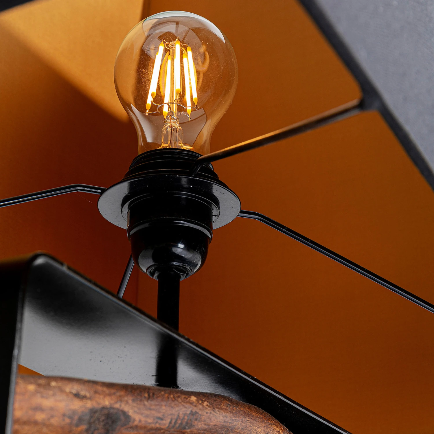 KARE Nature Wave Stehleuchte Mit Holz – Bild 7