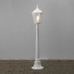 Konstsmide Wegeleuchte Firenze, Weiß