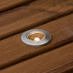 Konstsmide Bodenstrahler Mini 6er-Set Edelstahl 3,5cm, G4