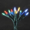 Bunte LED-Lichterkette, 50-flammig 8,85m