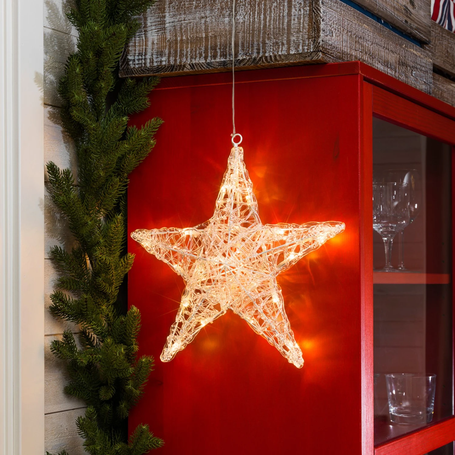 Fünfzackiger Acryl-Stern Ingar Mit LED – Bild 3