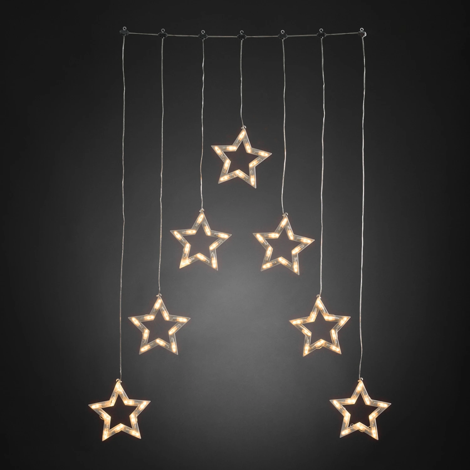 LED-Lichtervorhang Sterne 70-flg. – Bild 3