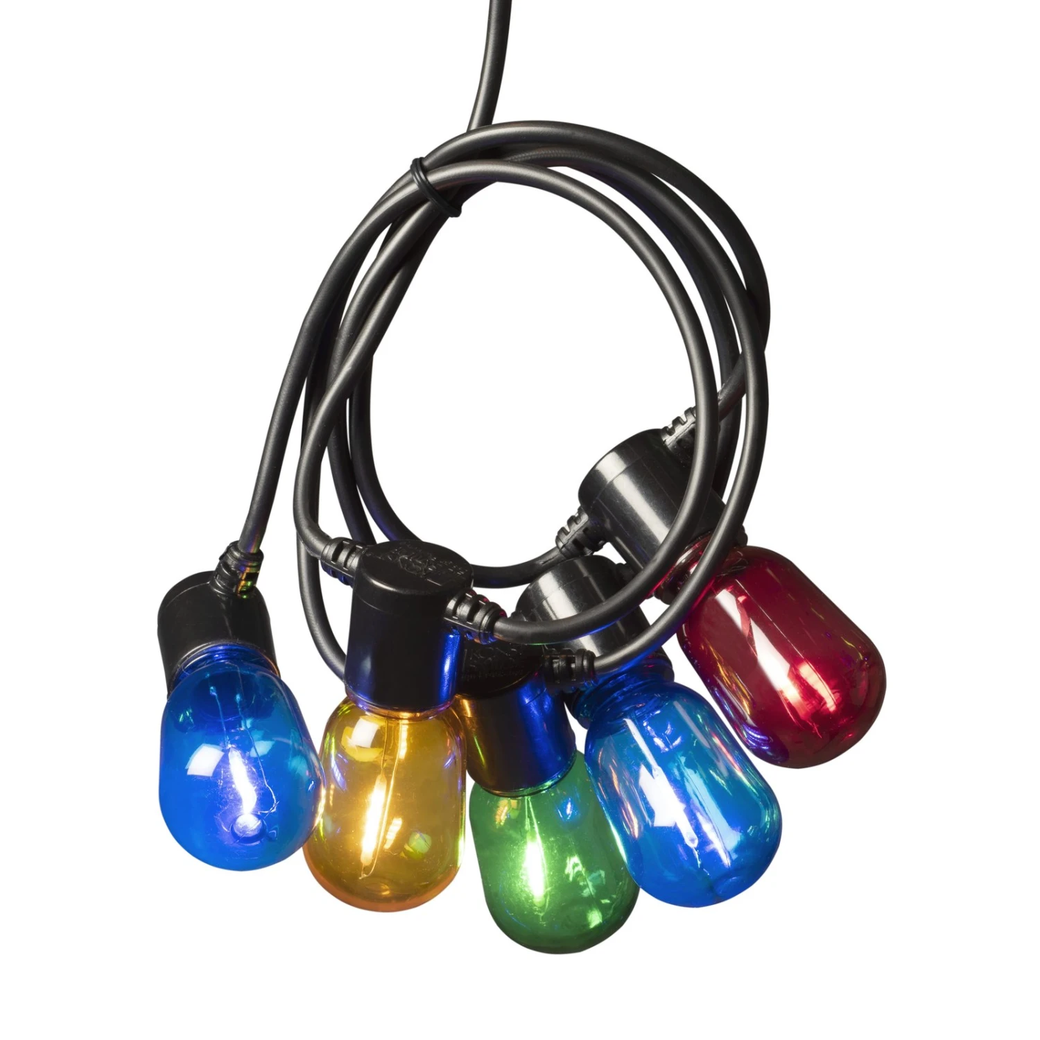 Lichterkette Biergarten 20 LED-Tropfen Bunt – Bild 7